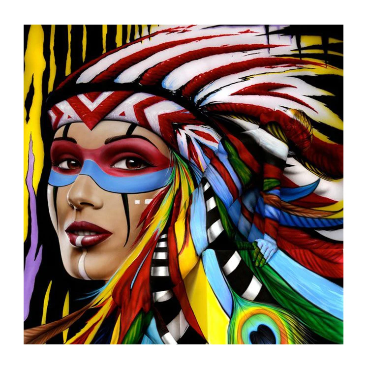 E-0070 Indians Diamond Painting Diamond embroidery 5d diy full square diamond mosaic diamant painting new arrivals