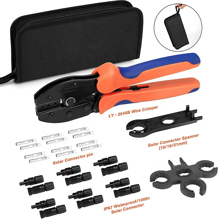 Solar Connector Crimping Tool Assembly Tools For Solar Cable 2546B  Hand Tool