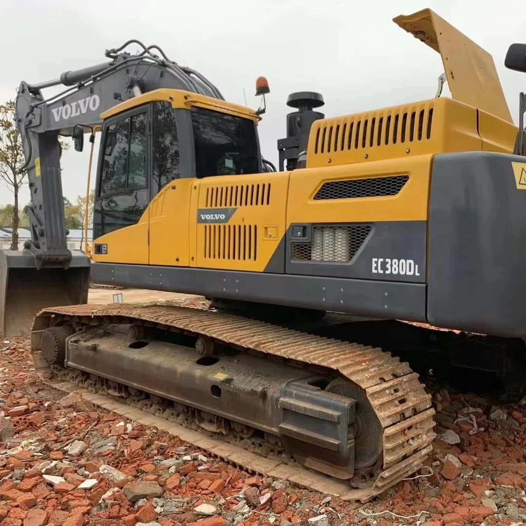 Лидер продаж подержанный экскаватор оригинальный шведская VOLVO EC380D строительная гидравлический гусеничный дешево