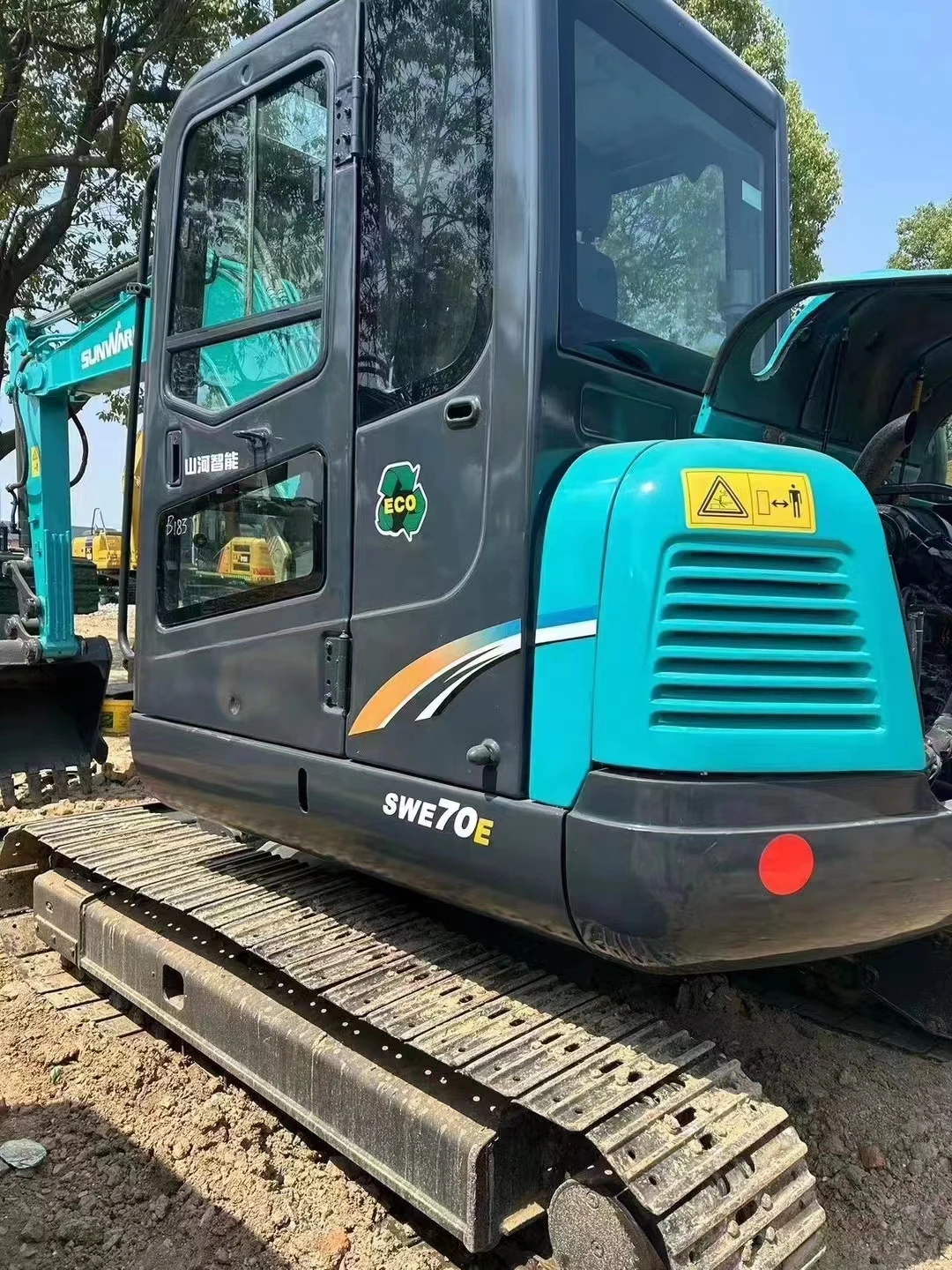 Made in china sunward SWE70 SWE80 excavator used mini excavator for sale