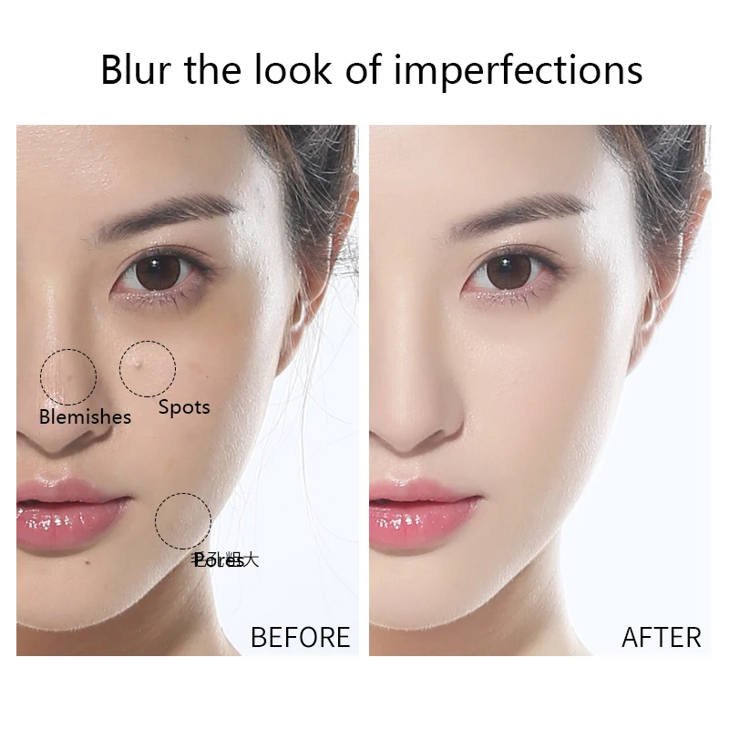 Hot Selling Facial Skin Care Cosmetic Bb Cream Makeup Waterproof Liquid Foundation