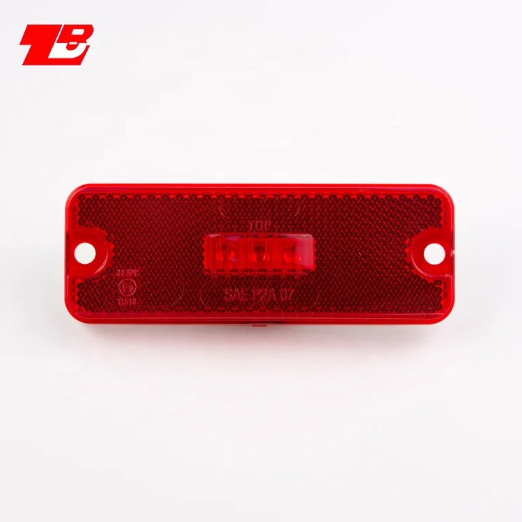 AUTO LED Side Marker Lights Sealed Submersible LED Clearance Reflector Lamps Waterproof Trailer Running Lights