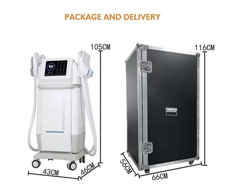 2022 newest rf body shape machine vertical 4 handles ems machine slim with RF neo slimming equipment