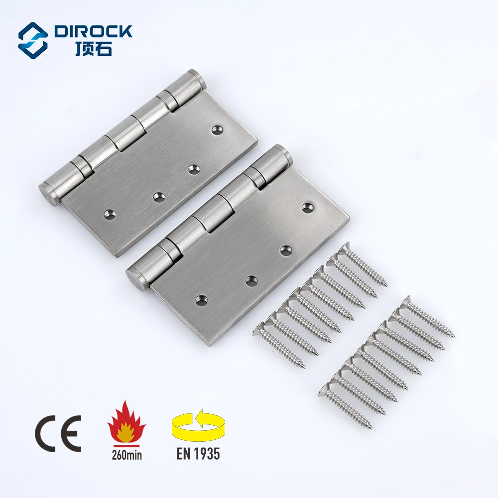 EN1935 CE 5*3.5*3mm hinge door ss 304 fire rated 5 inch ball bearing hinge