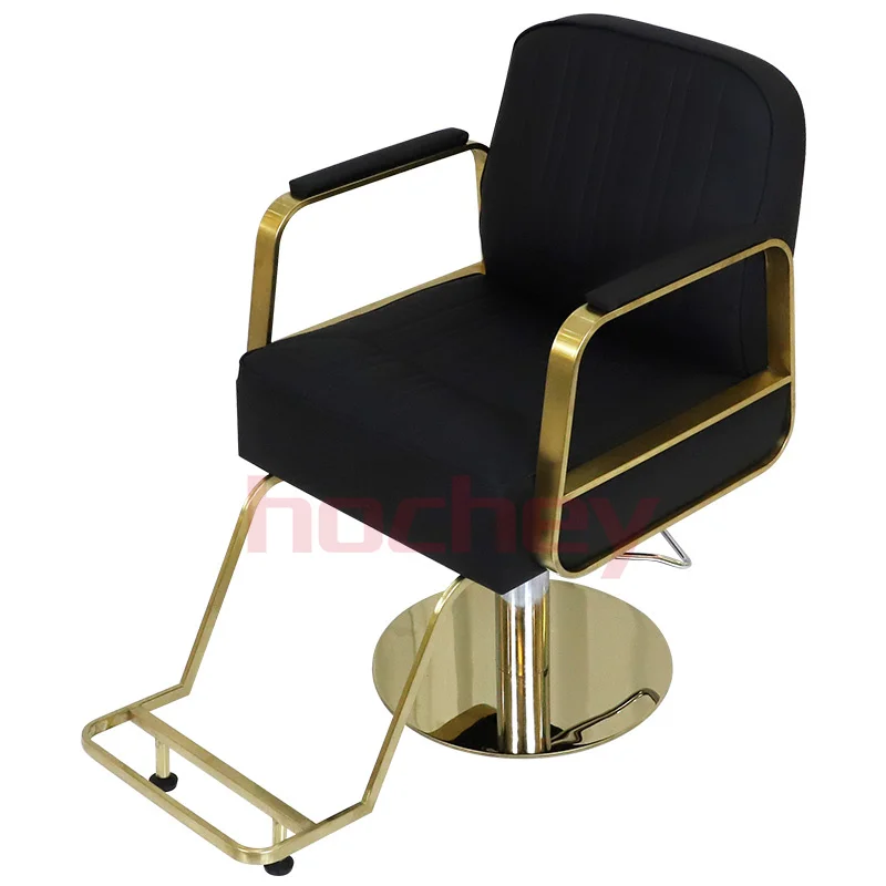 HOCHEY Barber Chair Hair Cutting With PU Leather For Hair Salon And Beauty Shop