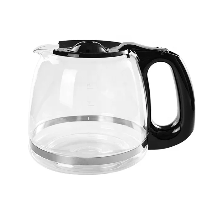 Hot sale Replacement 12-Cup Glass Carafe borosilicate glass coffee maker glass pot Compatible with  B&D household drip cafe pot