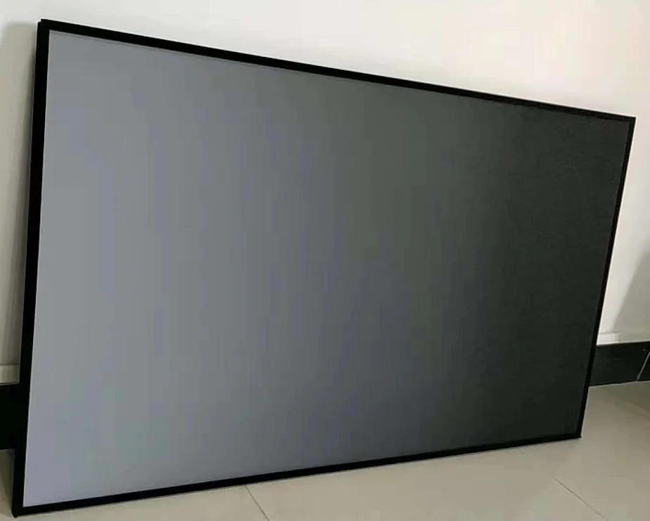 Telon 100 дюймовый Короткий Ультра-бросок 4K alr pet Кристальный лазерный проекционный экран с фиксированной рамкой проекционный экран для дома cicnema