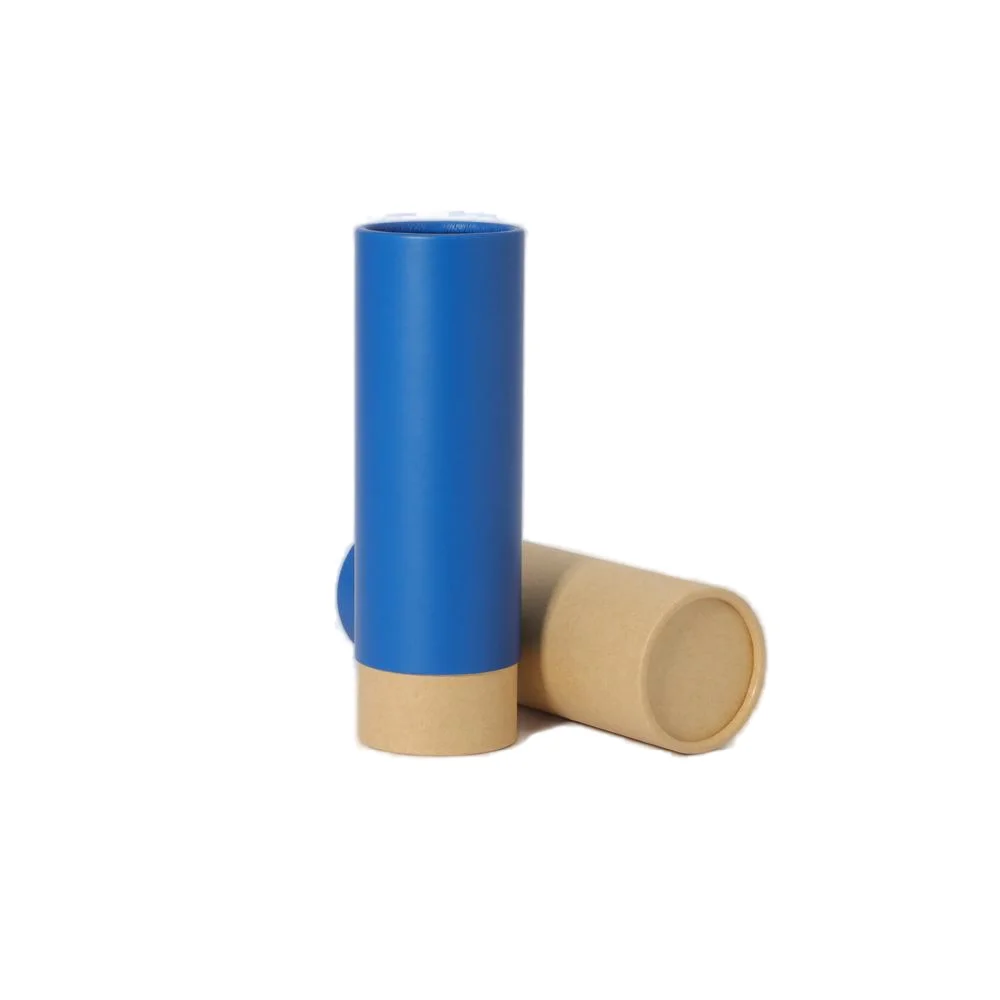 Косметическая упаковка 10 мл 15 20 30 50 100 переработанный Картон Белый Коричневый Синий бумажная трубка