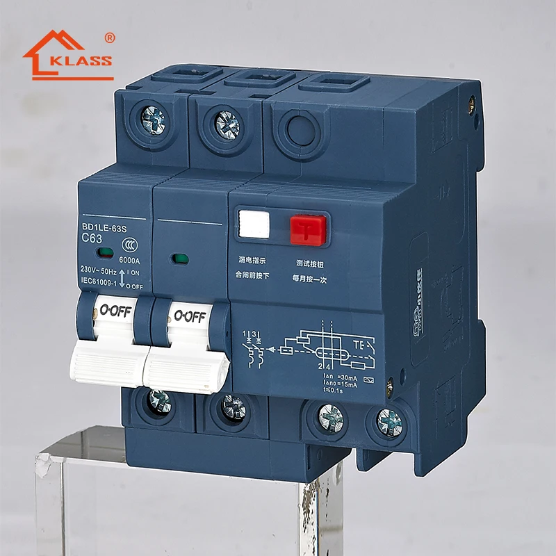 Factory sale RCBO circuit breaker MCB electrical breaker 1 2 34 pole Mcb miniature circuit breaker