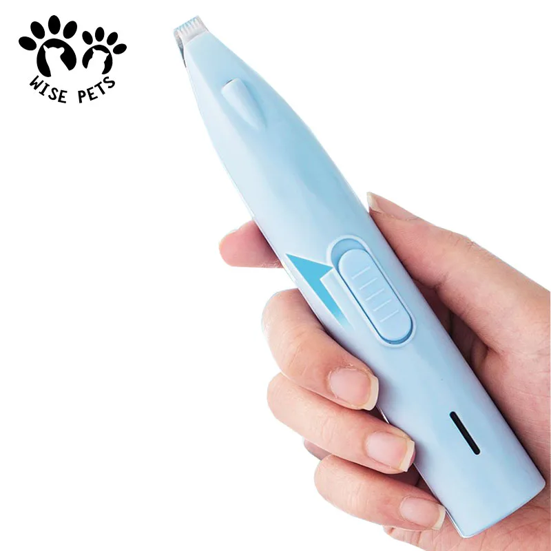 Top Seller USB Electric Dog Clippers Mini Foot Shaver Pet Hair Cutters Grooming Trimmer Dog Hair Clippers With 2 Blades