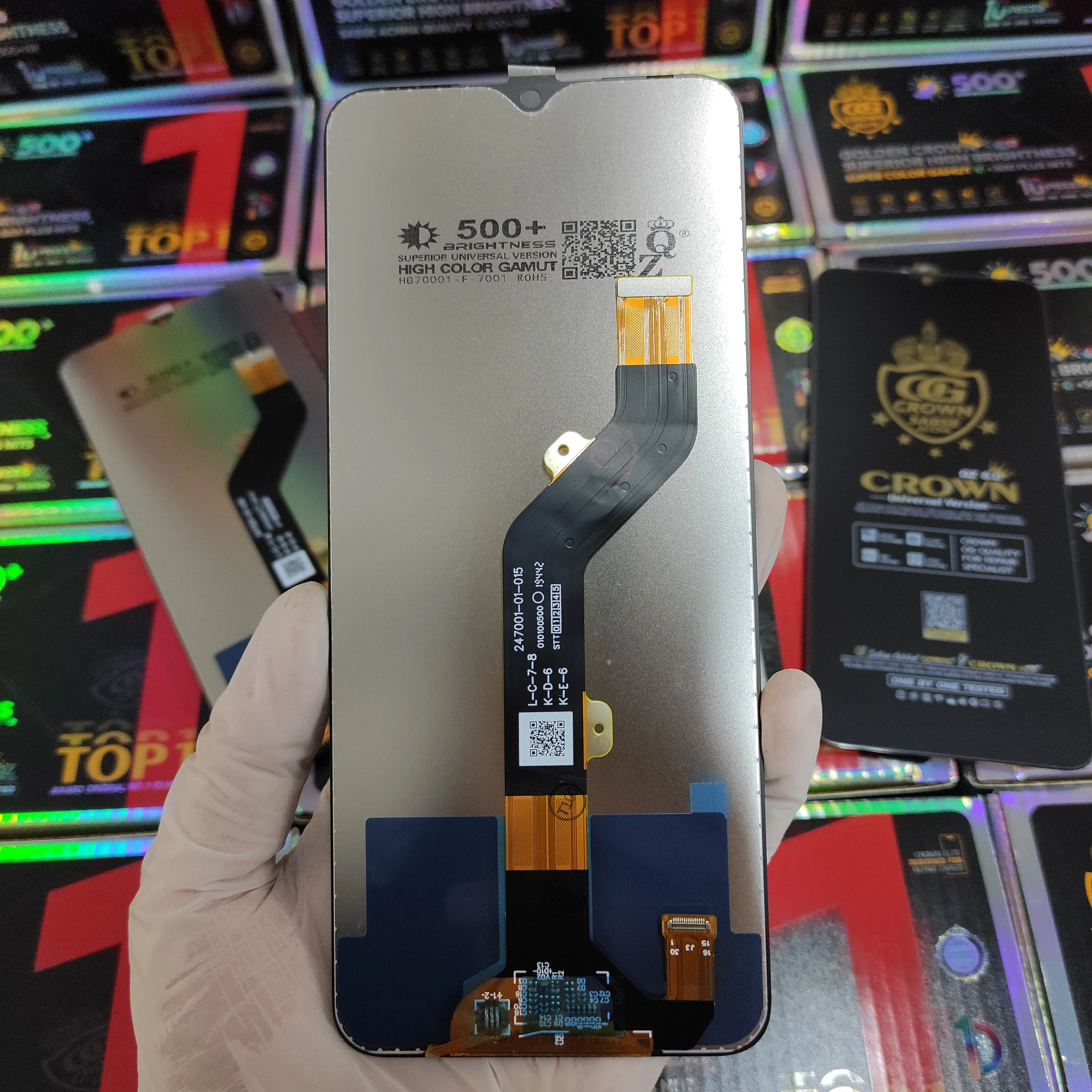 Замена ЖК-дисплея для crown Tecno Spark 5 Air-KD6 Air-KE6J Pouvoir 4-LC7 Pro-LC8 оригинальный Non-IC сенсорный экран