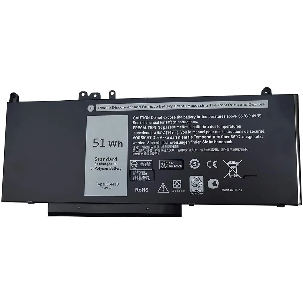 BK-Dbest оптовая цена для ноутбука OEM dell E5250 E5450 E5270 G5M10 Аккумулятор для E5470 E5550 8V5GX батарея