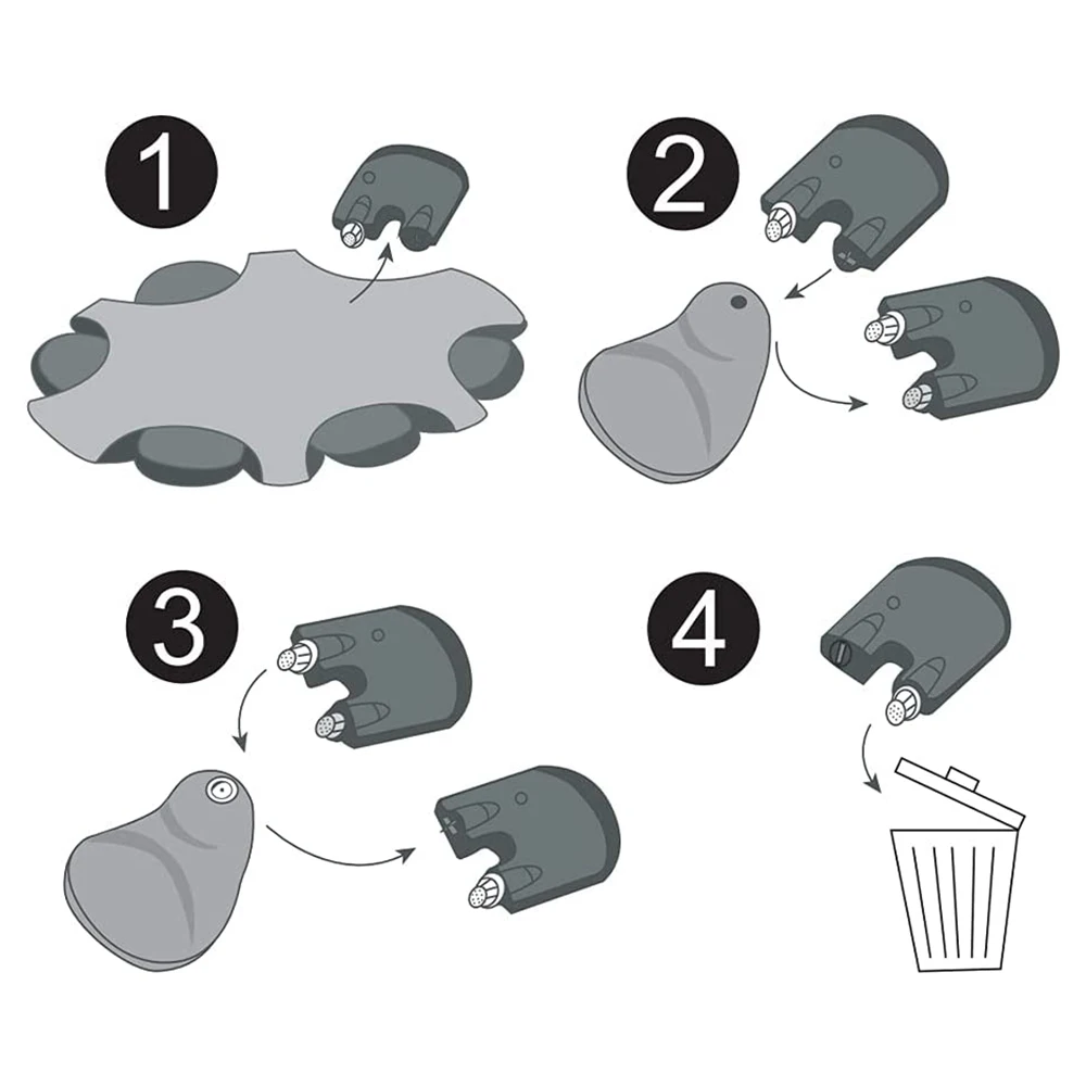 ProWax replacement wax filter for Otico RITEC RITEC RIC hearing aid wax cover wax trap