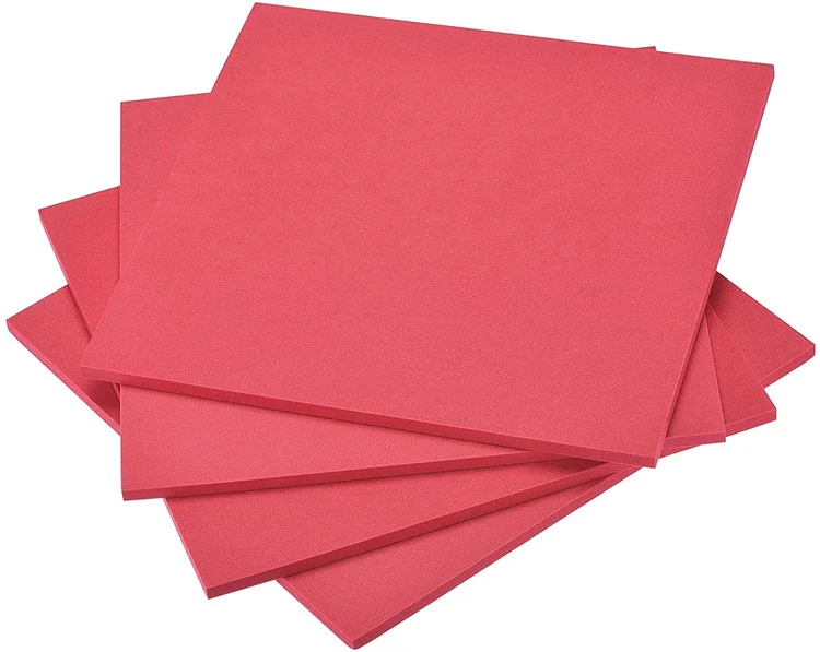 Wholesale Factory Produced EVA Foamy Sheet Outlet Stores Direct Deal with Black Red OEM