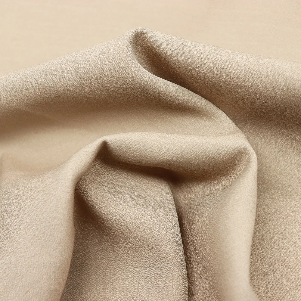 Shaoxing factory two-sided 53% poly 47% rayon light crepe tr fabric for summer suit