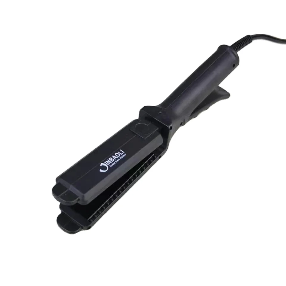 Professional Salon Two-in-One Flat Iron Hair Straightener Four-Gear Temperature Regulation Negative Ion Therapy Comb Included
