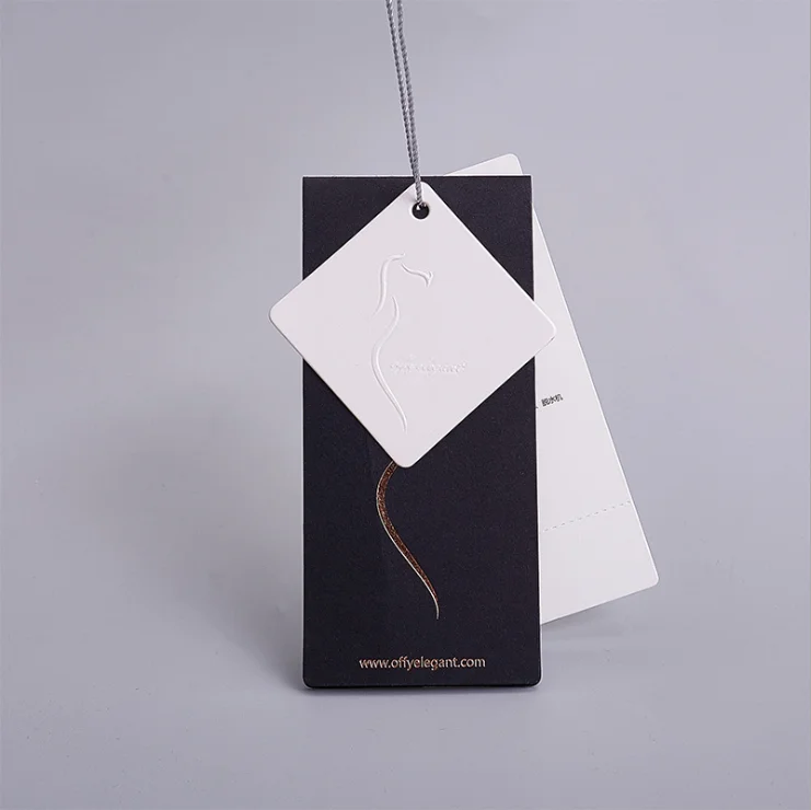 Packaging label, clothing price tag, paper material, printable