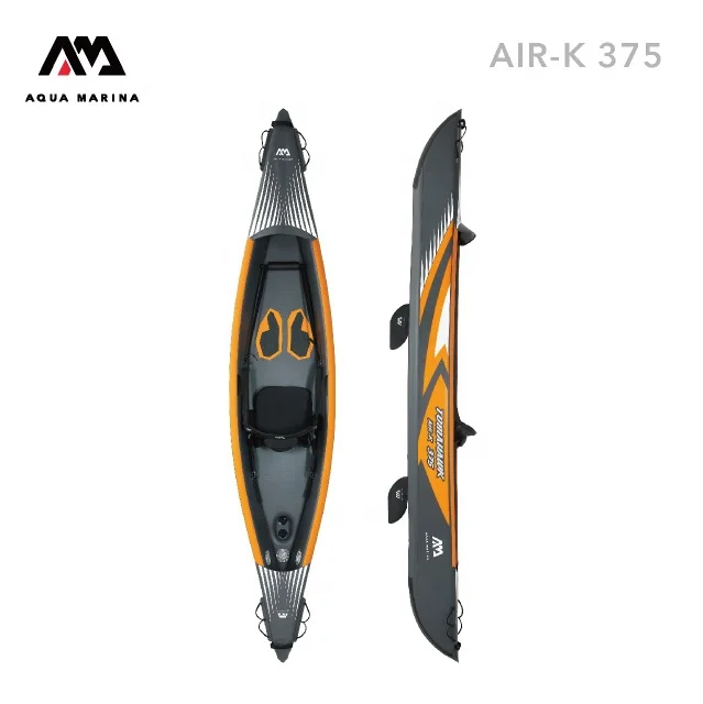 
Tomahawk Air-K 375 1 Person Portable Inflatable Kayak Drop Stitch PVC kayak 