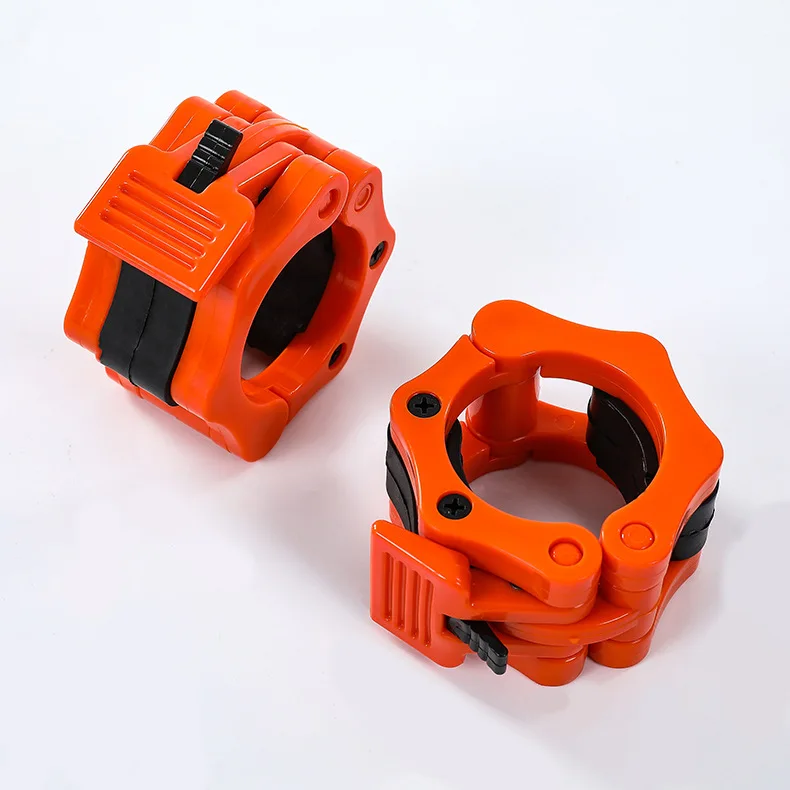 New type 50mm Competition Weight Lifting Threaded Clamp Custom Barbell Lock Jaw Collar