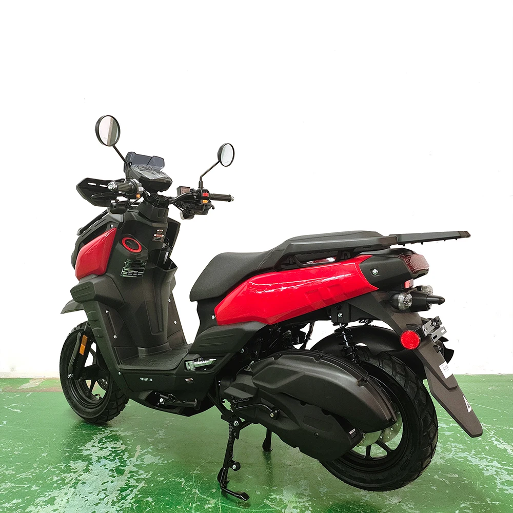 EPA &DOT certificate 150cc gasoline scooter Front and rear dis brake water cooled Powered Gasoline Moped for adu