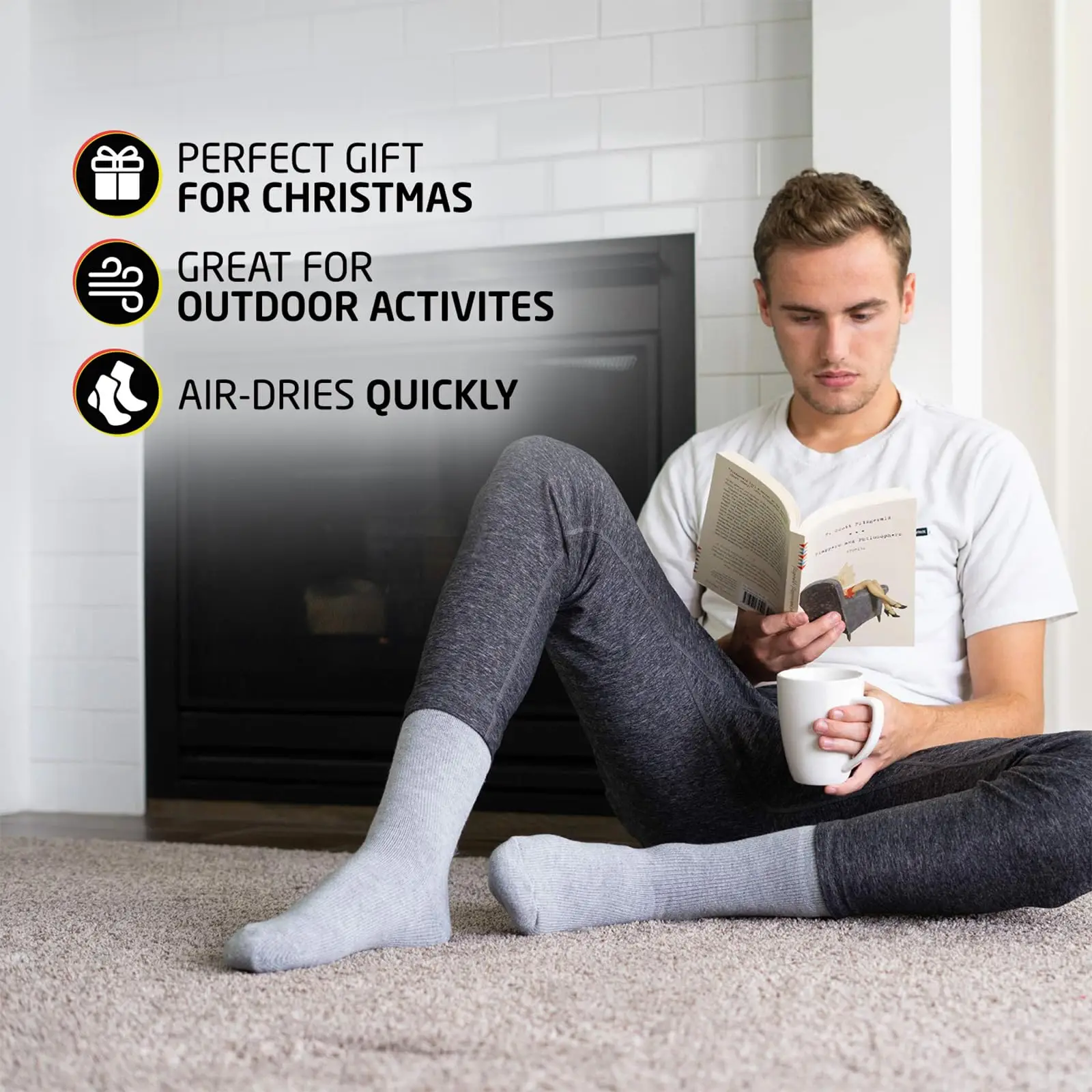 Alpaca Wool Socks for Men