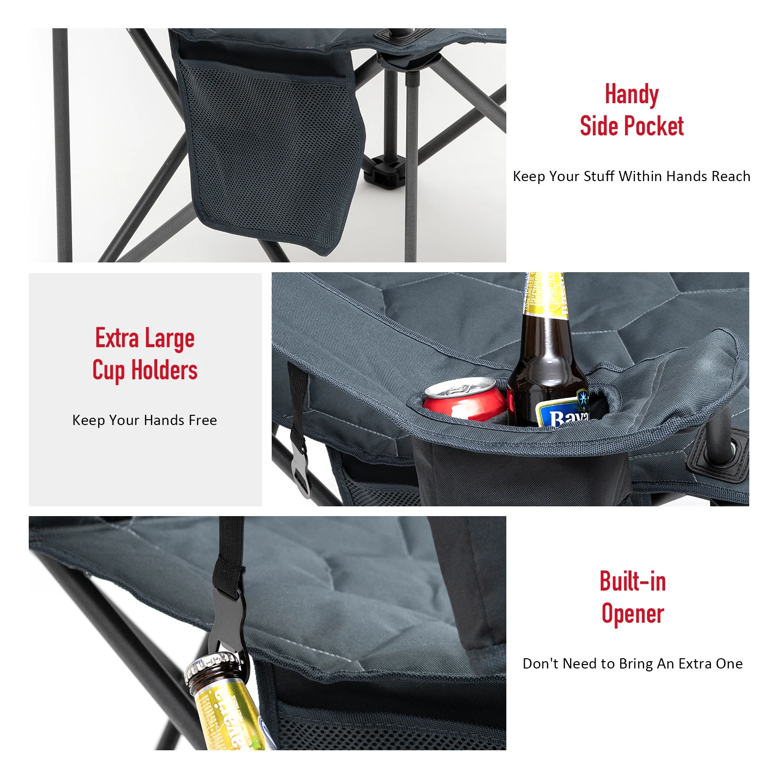 US Warehouse metal folding lightweight travel Fishing chairs for adults outdoor furniture