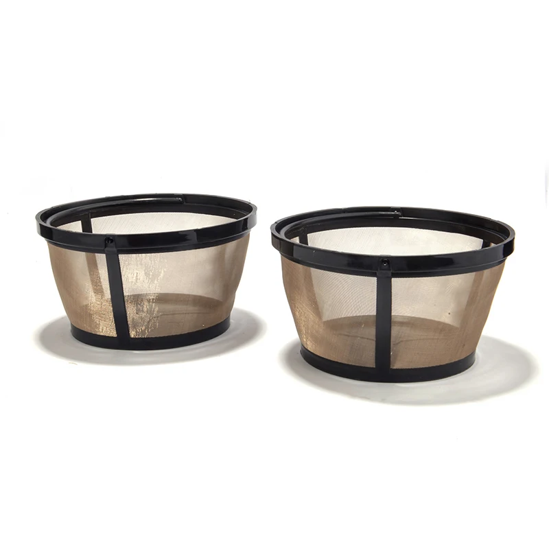Reusable 8-12 Cup Basket Coffee Filter fits Mr. Coffee Makers, BPA free Bundle with paper filter
