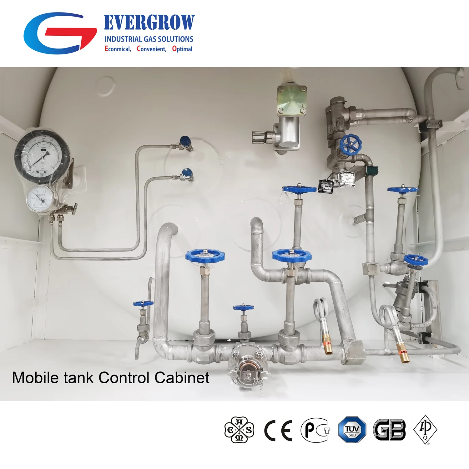 
liquid CO2 oxygen transport tank truck 