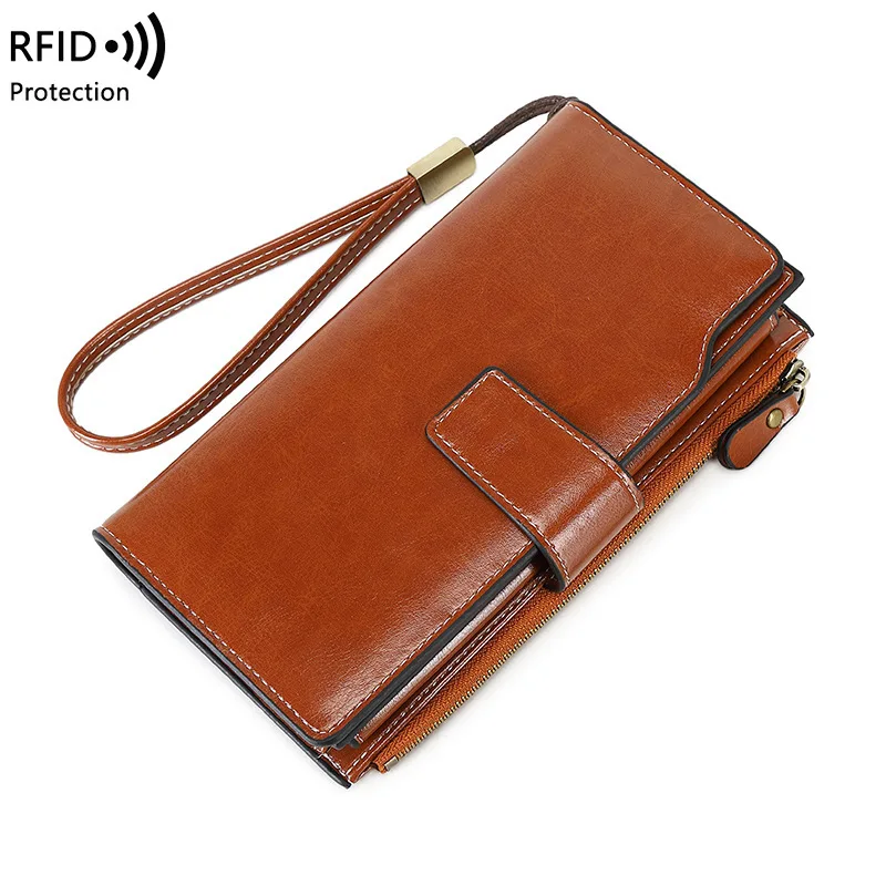 Популярный женский кошелек RFID с защитой от кражи