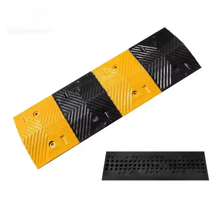 Engineering rubber speed bumps Road speed limit absorber road rubber speed breaker