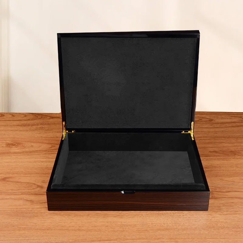 New Design Wooden Box Gift Logo Personalized Wooden Jewelry box Sundrie Case Souvenir chocolate box