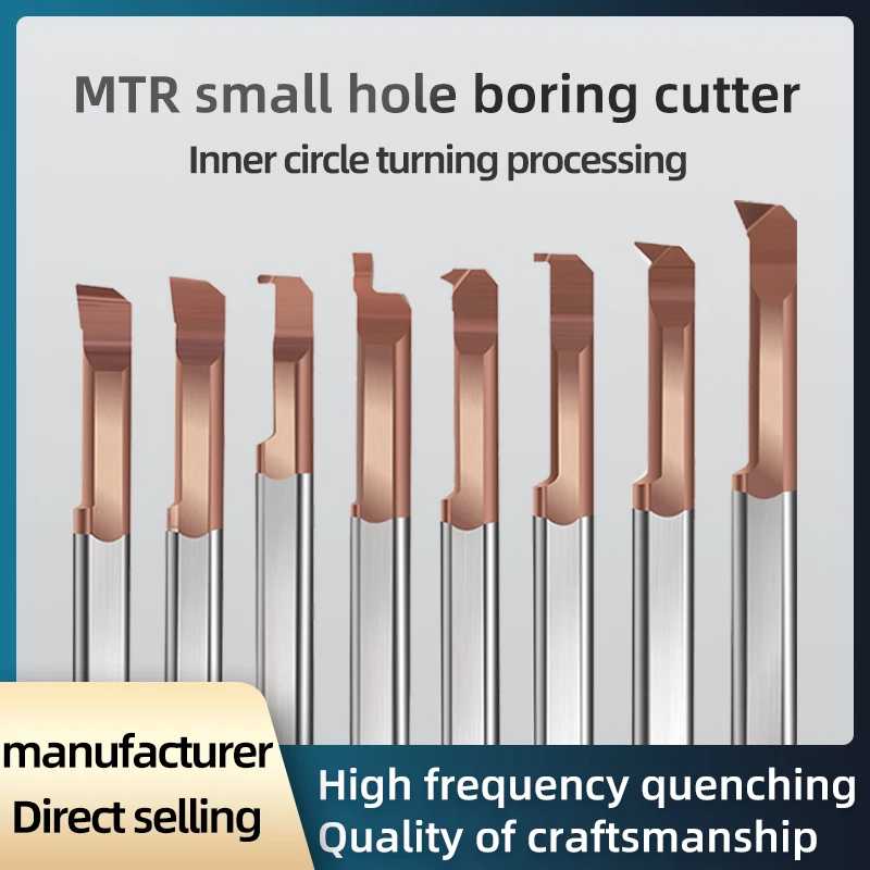 KaKarot Mini Internal Turing Tool Carbide Lathe Boring Cutter Coated Copying Small Hole MTR MPR MQR MGR MFR MIR MKR MZR 3mm 4mm