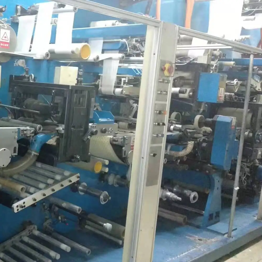 Secondhand Baby Diaper Making Machine Used Semi Automatic Sanitary Napkin Machine