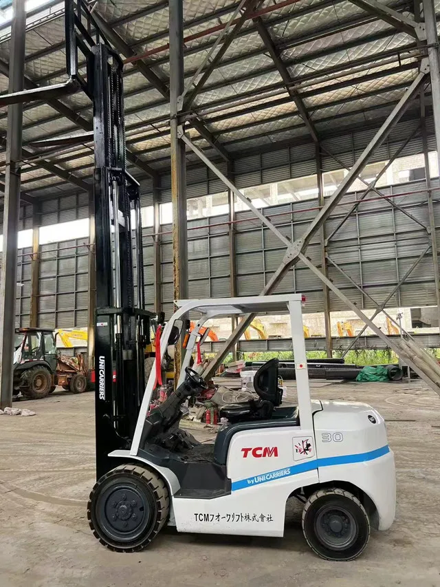 Fast Shipping Used Forklifts TCM FD30 3 ton Forklift Truck with Original Engine Used Forklifts in Good Condition TCM FD30
