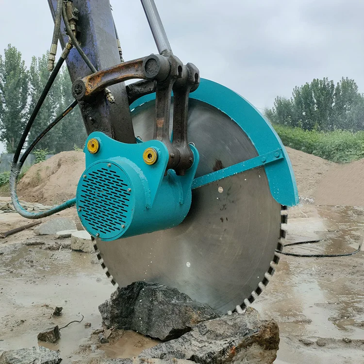 High Quality Security Hydraulic Excavator Rock Saw to Rotate 360 Degrees in Secondscut Vertically or Horizontally