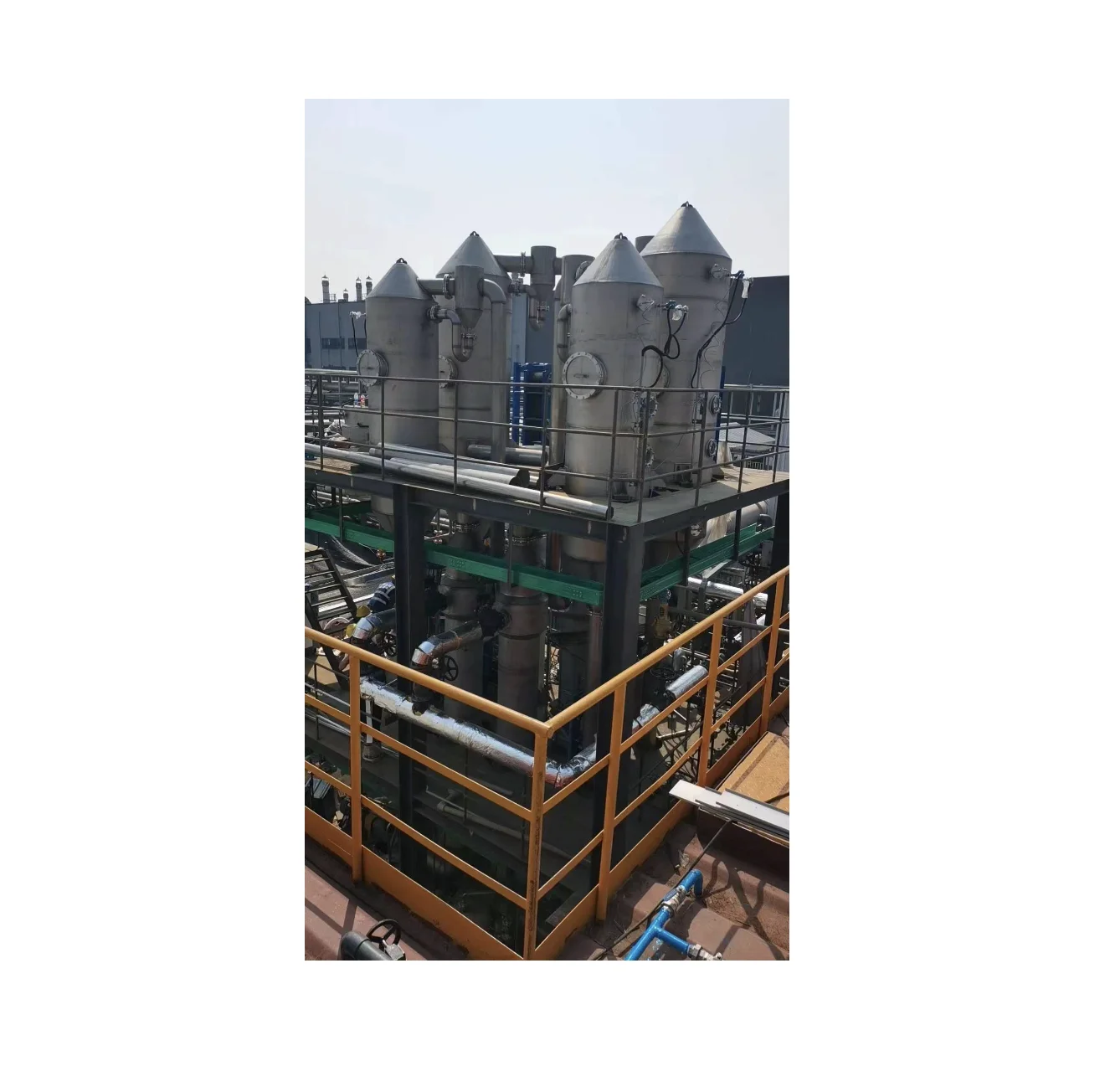 FFE film evaporator falling film solvent evaporator condensed milk