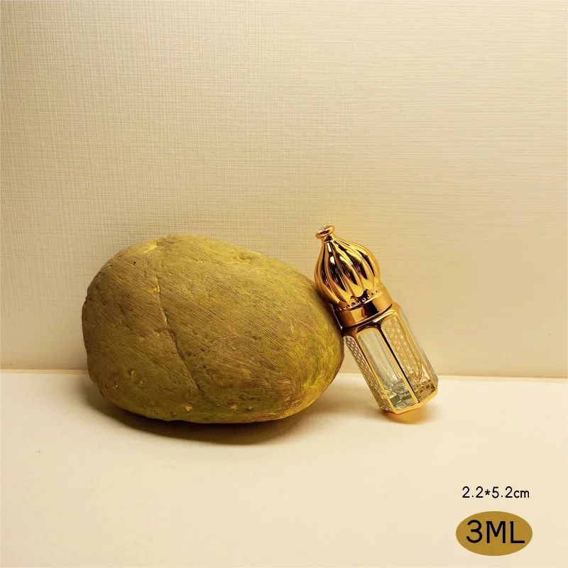 factory price Roll On Perfume Bottle Empty Luxury Glass Roller Ball Essential Oil Bottle 3ml 6ml 12ml