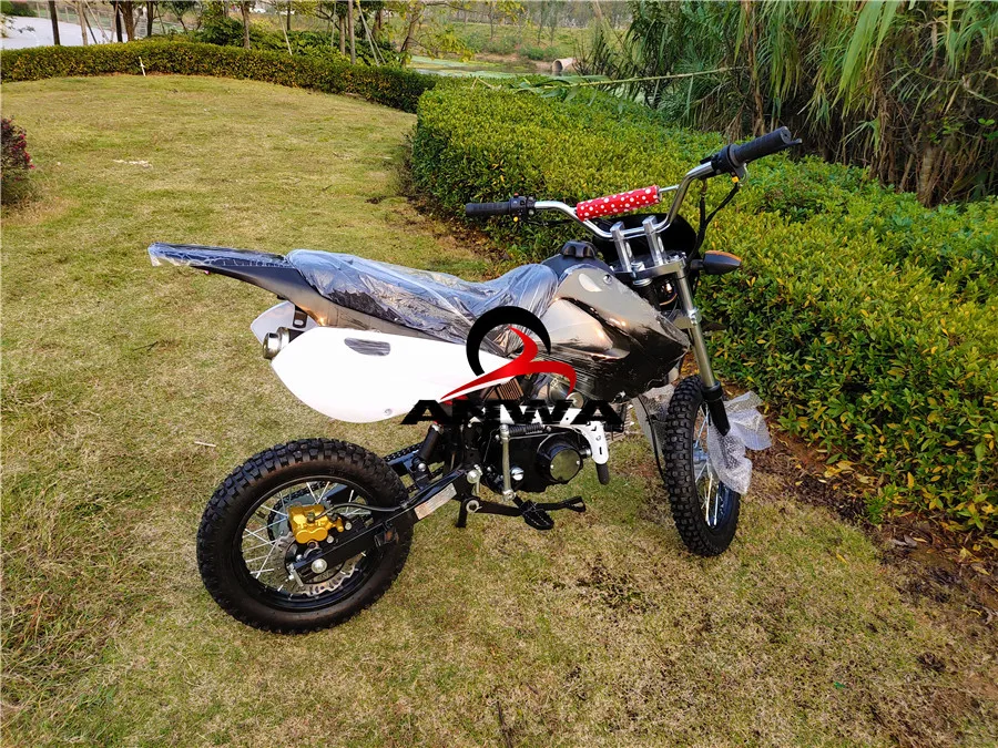 2 Wheels 4 Stroke 125cc Manual Clutch Kick Starting Cross Pit Bike