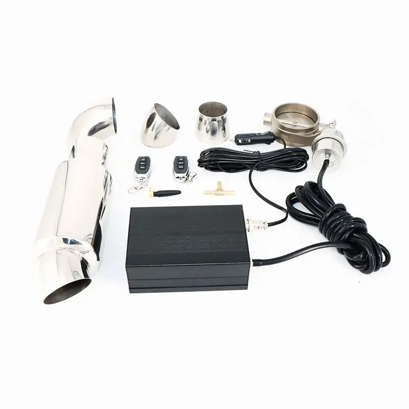 Car Exhaust Pipe Modification Change Sound Wave Fried Street Sports Car Sound Electric Remote Control Variable Drain Tap