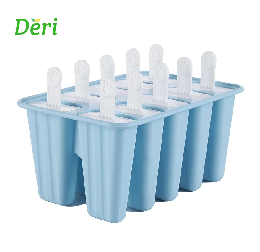 High Performance Reusable BPA Free Popsicle Molds Grid Ice Cream Mold