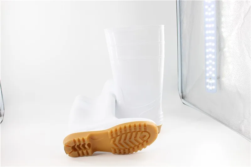 Jarvis High quality Food Industry  PVC Oil Resistant Anti fouling Cleaning Simple Safety Slaughter Outdoor Rain Boots for Men