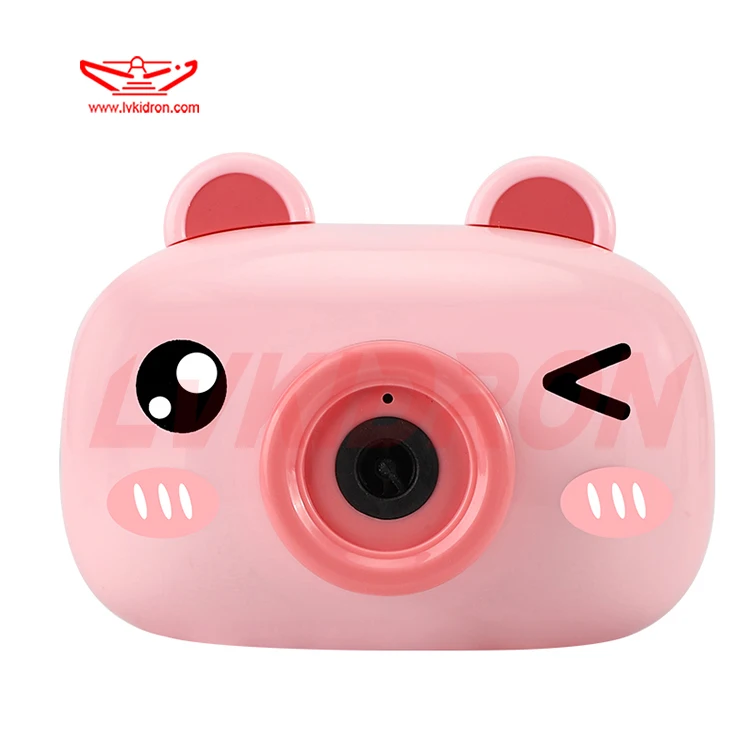 2023 Cute Cartoon Pig Camera Kids Baby Bubble Machine Outdoor Automatic Bubble Maker Gift For Girlfriend Bath Toy For Children