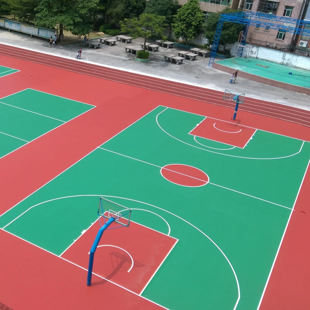 High-Performance Silicone PU Court Coating for Basketball Tennis Multi-Sport Facilities