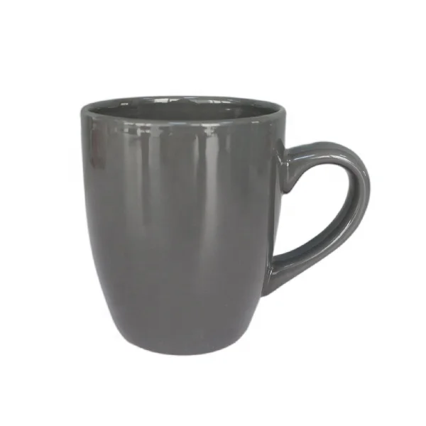 glazed ceramic mug in different shape and size