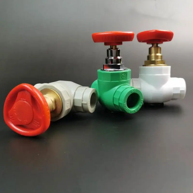 LINK-02-56  new design high quality PPR stop valve full bore flow valve cut valve