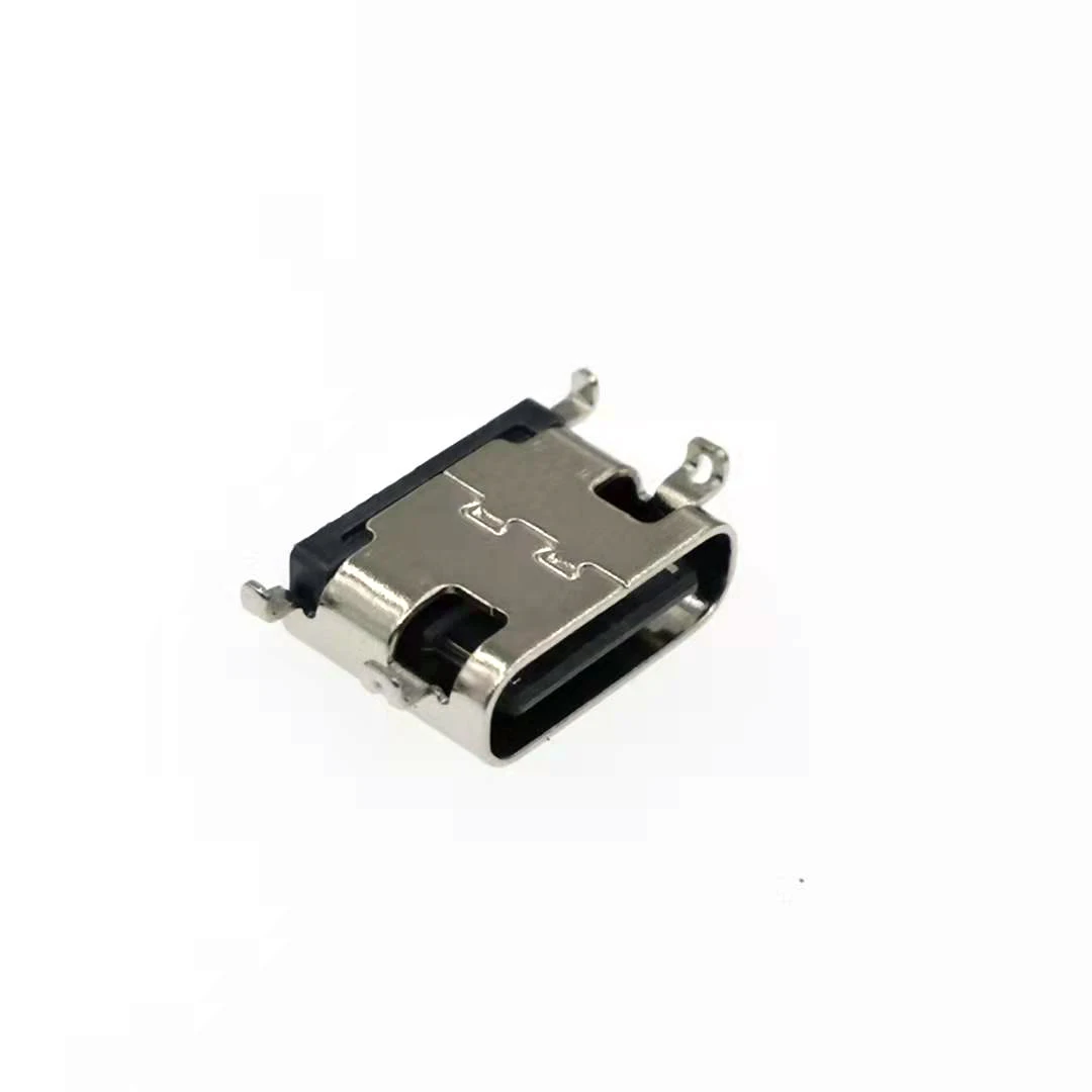 ROHS Typc-C 16 Pin 0.8mm SMD USB Type C Female Socket SMT