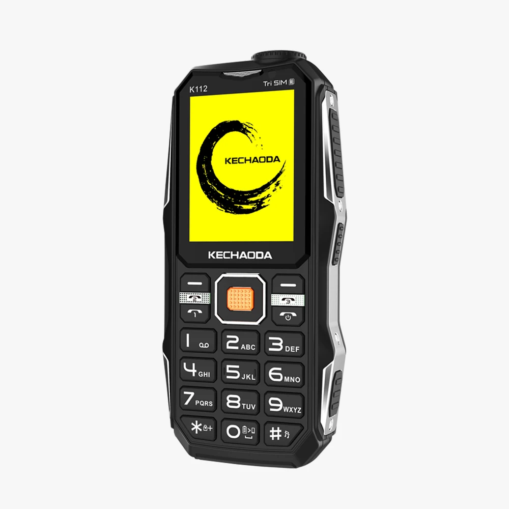 KECHAODA K112 Новые Модные телефоны разблокированный большой аккумулятор 32 + Мб с фонариком OEM card