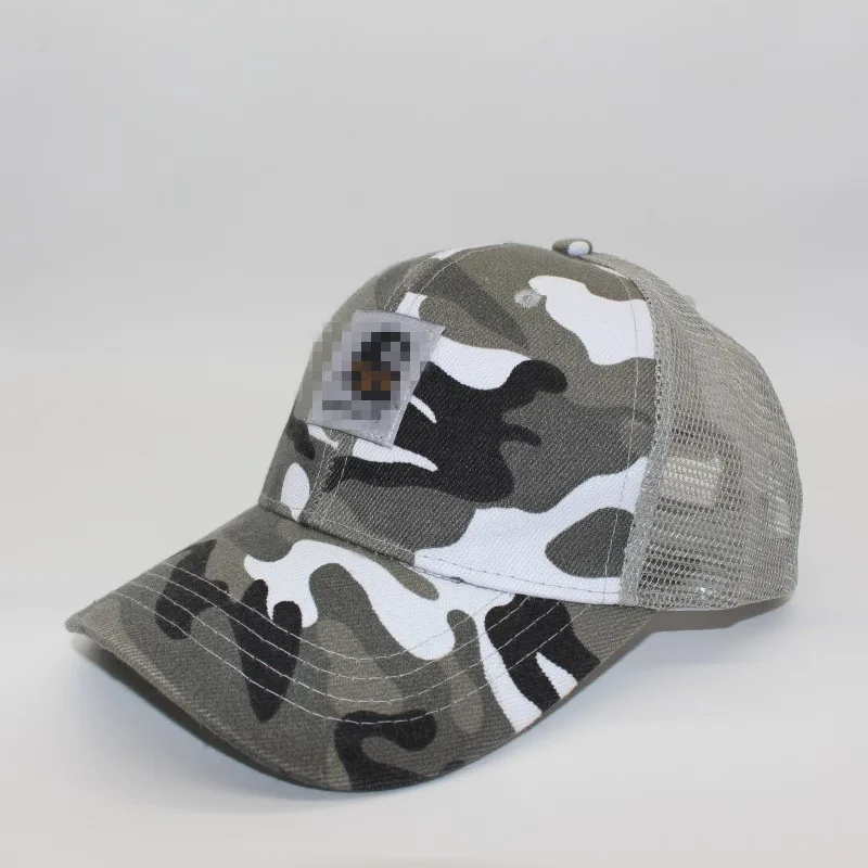 Fashion Brand Summer Truck Cap Hat Outdoor Camouflage Print Breathable Mesh Cap Baseball Travel Caps