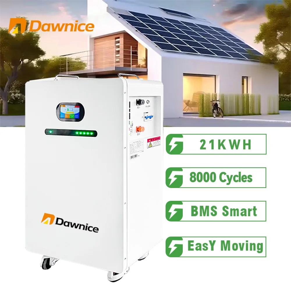 Dawnice теперь 5kwh 10KWH 20KWH 51 2 V 410AH Lifepo4 литиевая батарея для хранения солнечной энергии 48v 100ah настенный аккумулятор