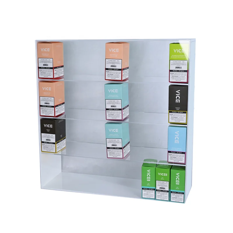 Wholesale White Counter Displays Custom Retail Display stand Acrylic Display Rack For Store